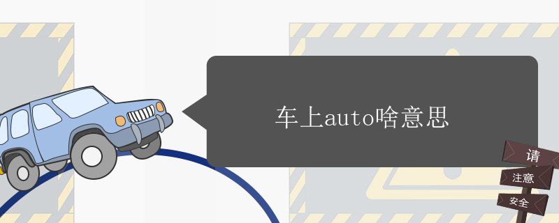 auto是什么意思车上的9129