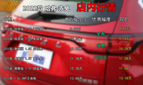 哈弗赤兔汽车新款2022款报价，哈弗赤兔新款落地价5837